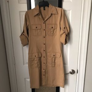 Ralph Lauren Khaki Safari Dress